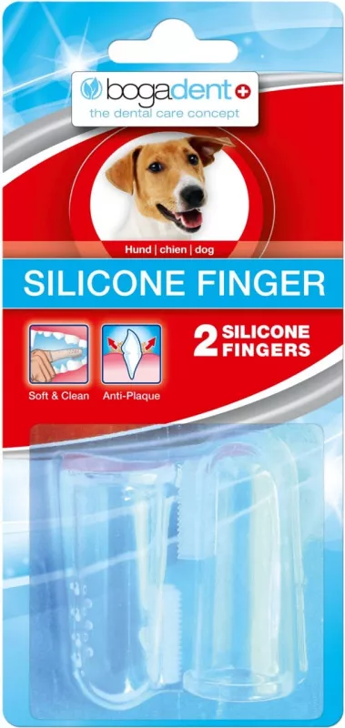 BogaDent 9x Silicone Finger Hund